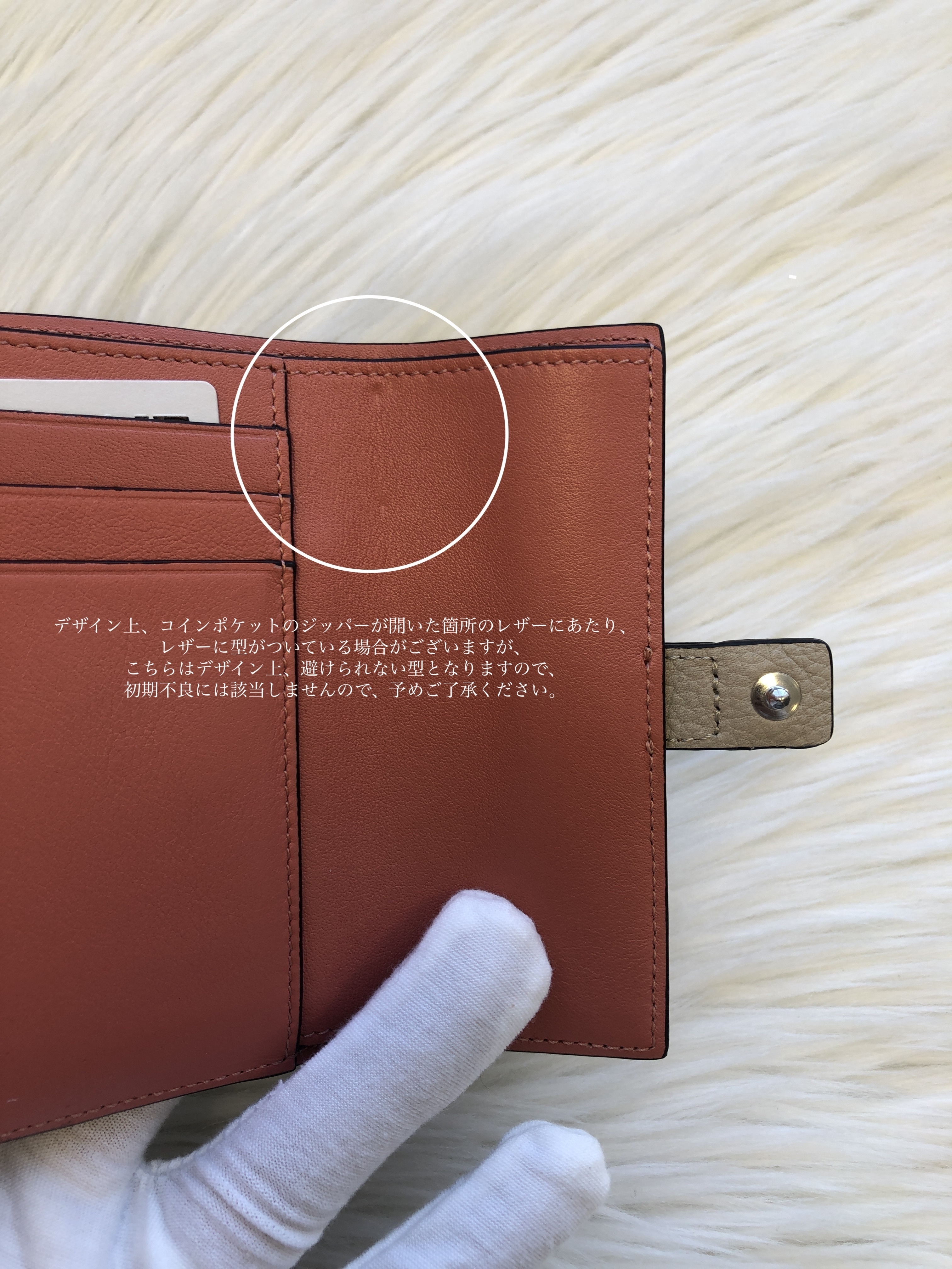 LOEWE ロエベ スモール バーティカル ウォレット カーフスキン (LOEWE ...