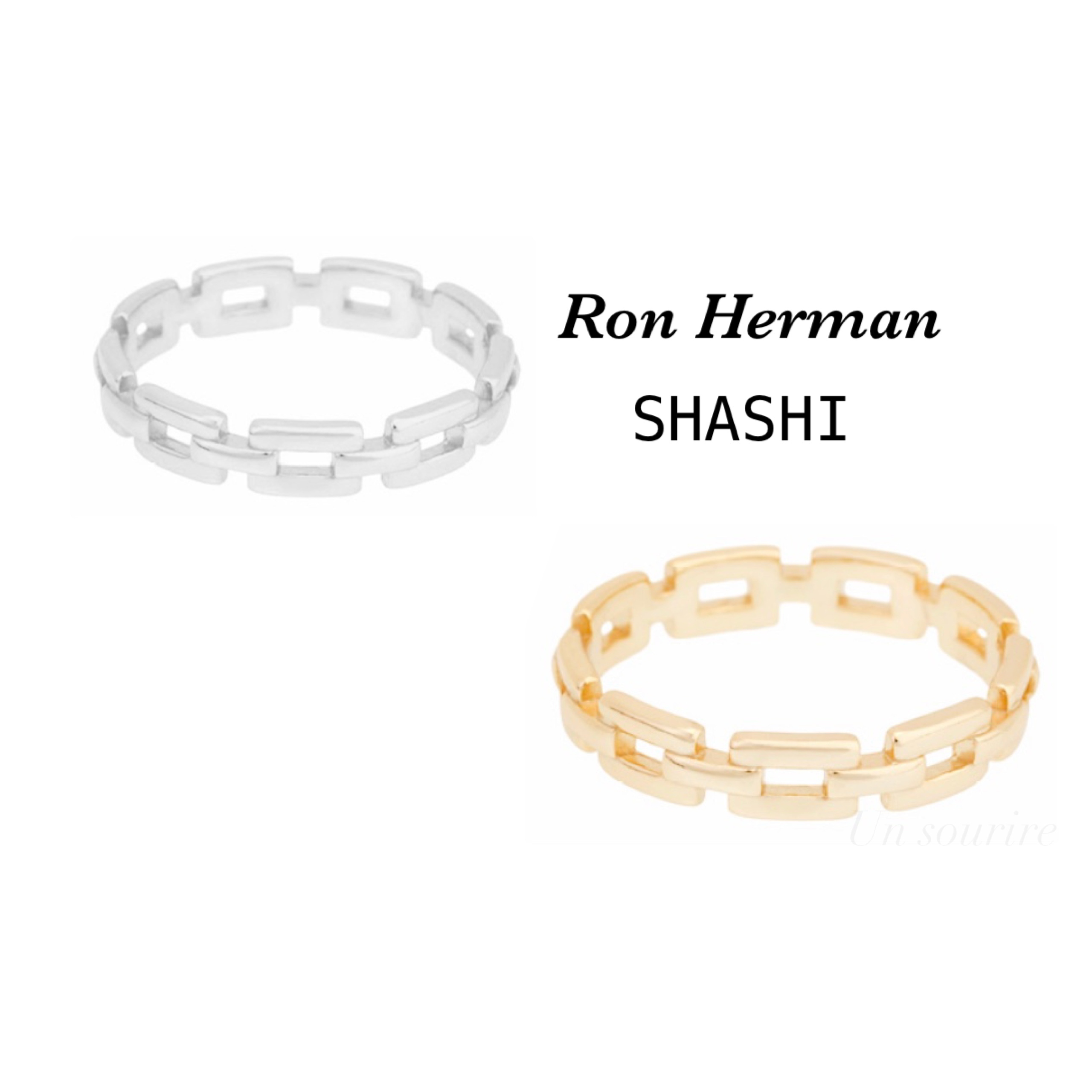 【期間限定送料無料】 ロンハーマン 取扱 チェーンリング/2色 Ring Band Chain Shashi 指輪・リング 【期間限定送料無料】 ロンハーマン 取扱 チェーンリング/2色 Ring Band Chain Shashi 指輪・リング