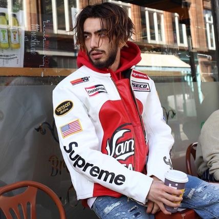 Supreme Biker Supreme Vanson Leather Star Jacket