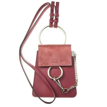 Chloe フェイ デイ 2wayバッグ ショルダー 保存袋付き クロエ 赤