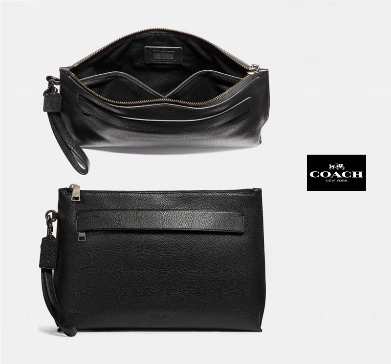 COACH☆新作メンズCarryall Pouch♪佐川発送 追跡付♪送料込み!!