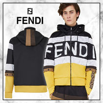 ◆FENDI 20AW 最新◆フード付ハイカラージップアップパーカー◆