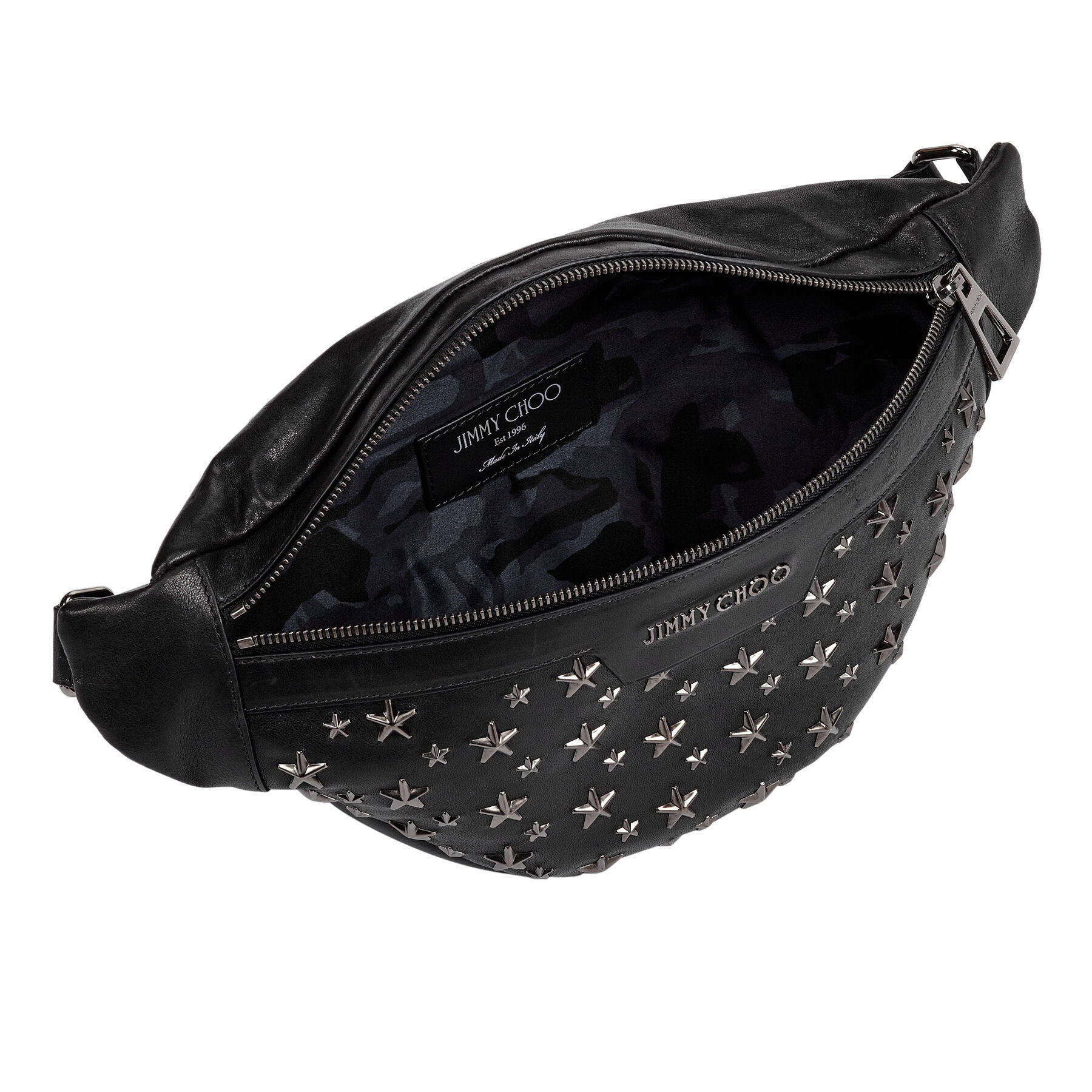 JIMMY CHOO《新作入荷》ガンメタルスターズ付DERRY ブラック