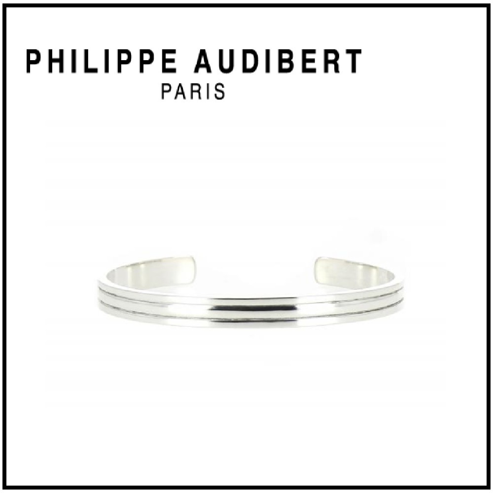 【Philippe Audibert】PIERCE シルバー メタル バングル ♪