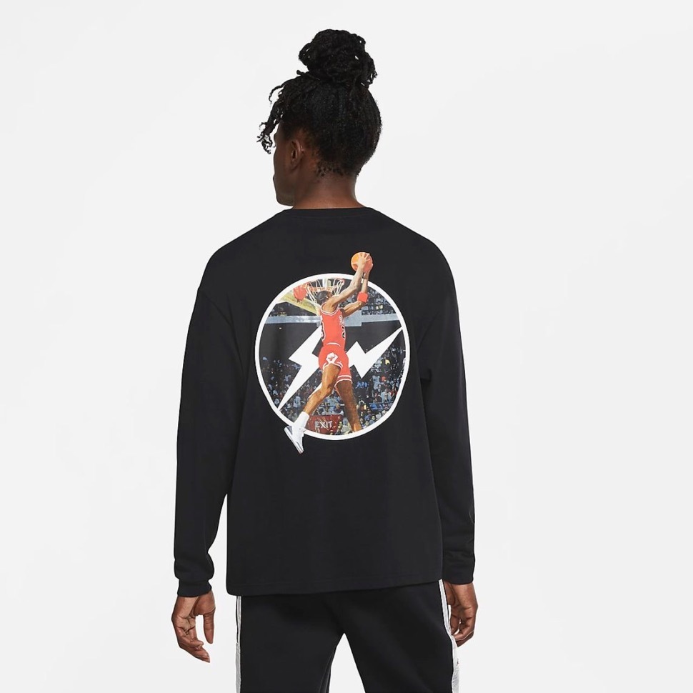 FRAGMENT × JORDAN AS M J FG LS TEE DA2982 ロンT 2色展開 FRAGMENT × JORDAN AS M J FG LS TEE DA2982 ロンT 2色展開