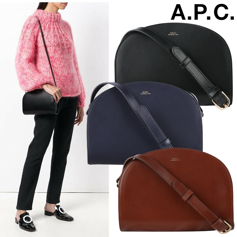 A.P.C.(アーペーセー)PXADM-F61048 半月型 ショルダーバッグ A.P.C.(アーペーセー)PXADM-F61048 半月型 ショルダーバッグ