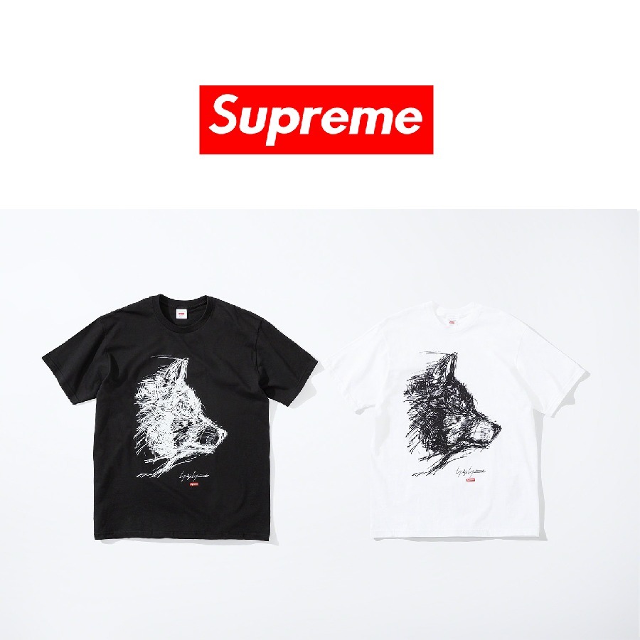 Tシャツ・カットソー 20AW Week4 Supreme Yohji Yamamoto Scribble Wolf Tee