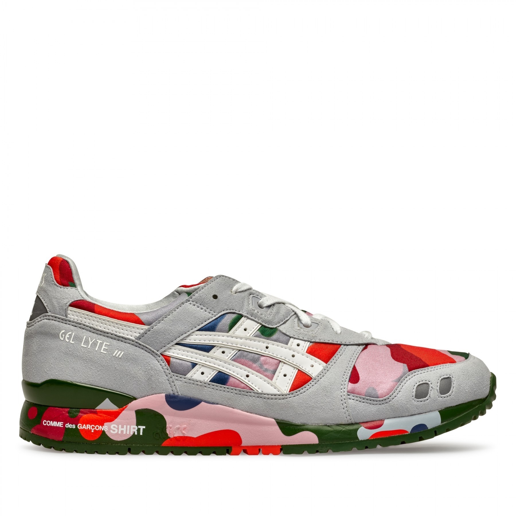 送関込 Comme Des Garcons Shirt x Asics GEL LYTE 3 OG マルチ