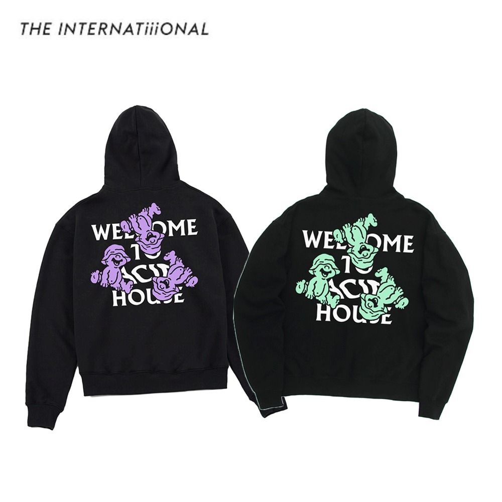 ◆The Internatiiional◆ Censored ACID Hoodie (BK) 人気
