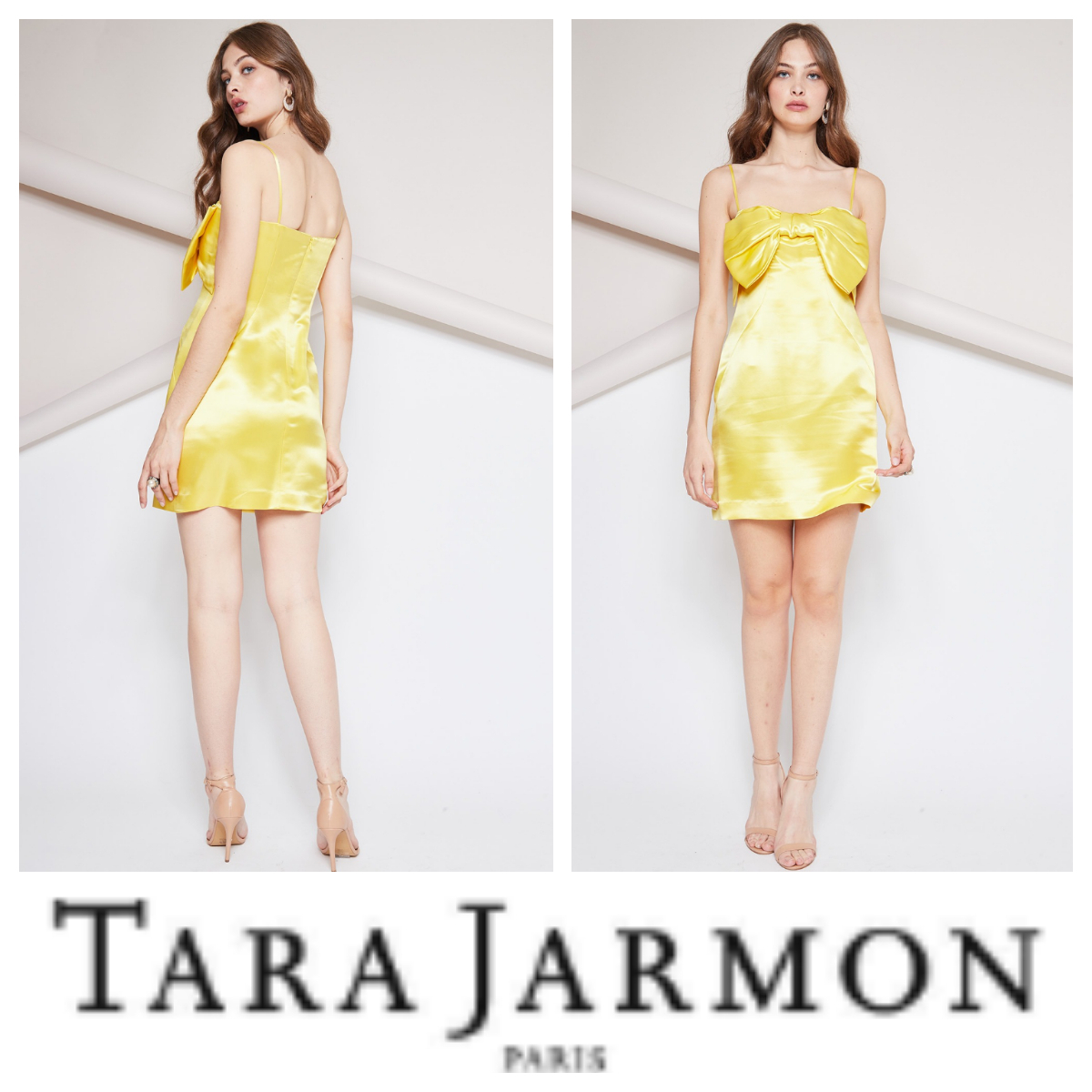 TARA JARMON ★ オフショルダー シルクワンピース Bal Edition