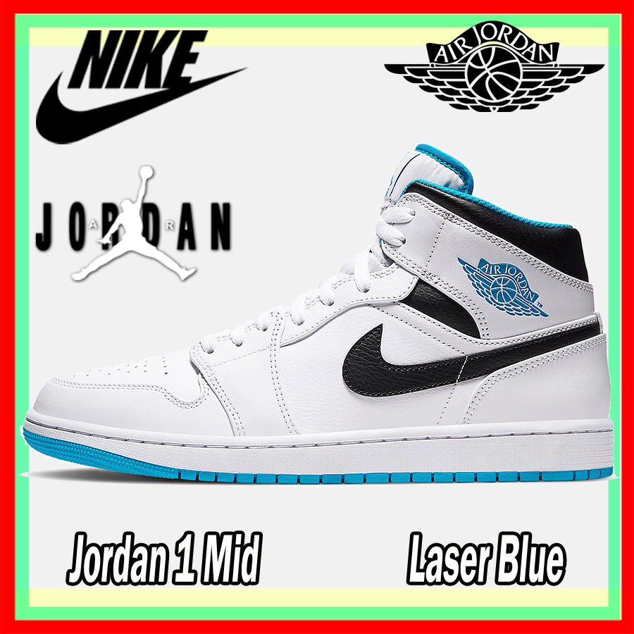 ★Nike ナイキ Jordan 1 Mid Laser Blue