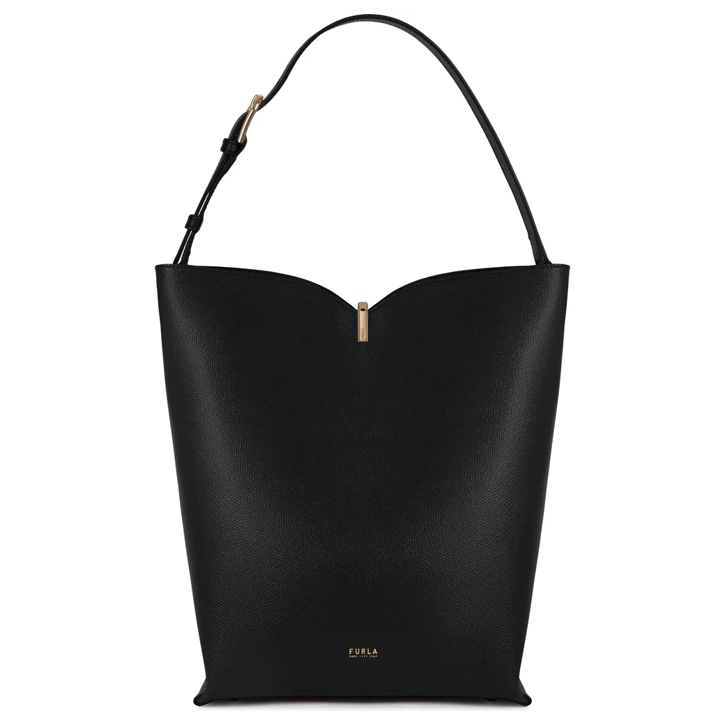 FURLA HOBO SHOULDER BAG トートバッグ BLACK(NERO)