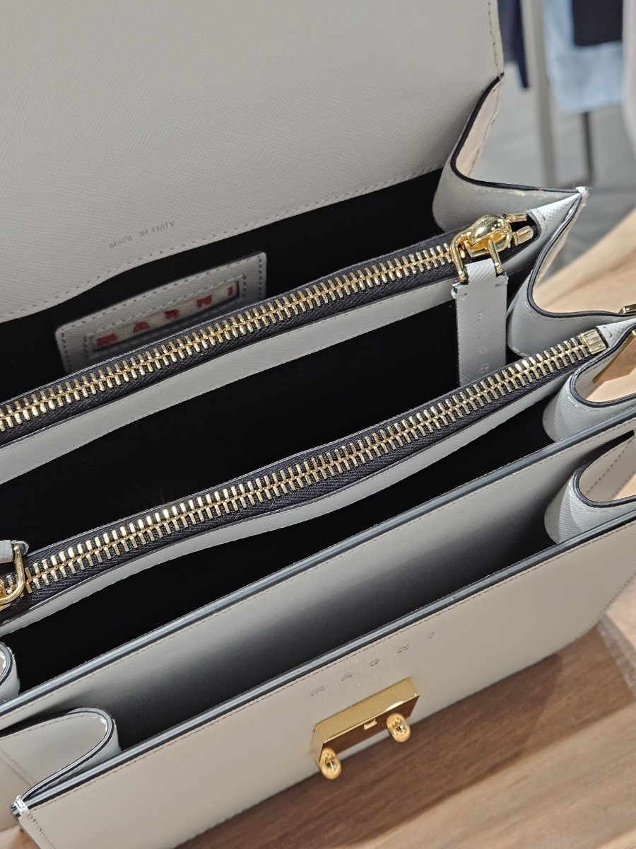MARNI◆SBMPS01NO1 LV520 サフィアーノ TRUNK BAG Amazon | ［マルニ］ MARNI トランクバッグ 3WAYバッグ CALF