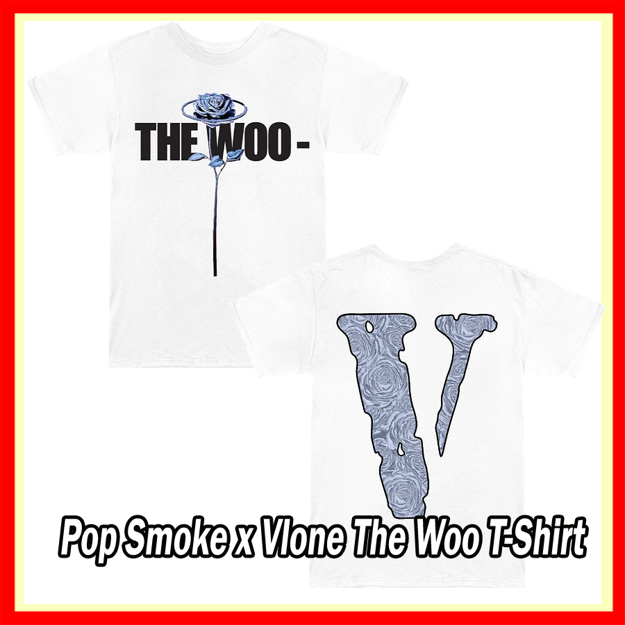 Tシャツ・カットソー Pop Smoke x Vlone The Woo T-Shirt