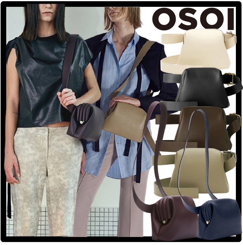 ★日本未入荷・韓国発★関税込★OSOI★MINI BROT★レザーバッグ 店舗クーポン OSOI BROT MINT 新品未使用 雑誌掲載 リアルレザーバッグ ショルダーバッグ