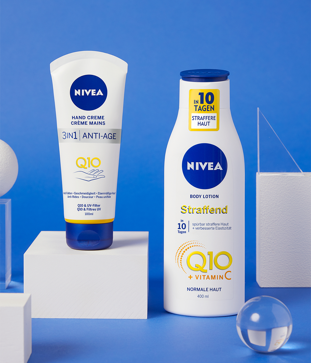 【追跡送込】NIVEA Q10 ボディローション+ハンドクリーム セット