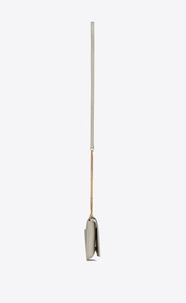 Shop Saint Laurent 2021 SS MONOGRAM PHONE HOLDER WITH STRAP IN Shop Saint Laurent 2021 SS MONOGRAM PHONE HOLDER WITH STRAP IN