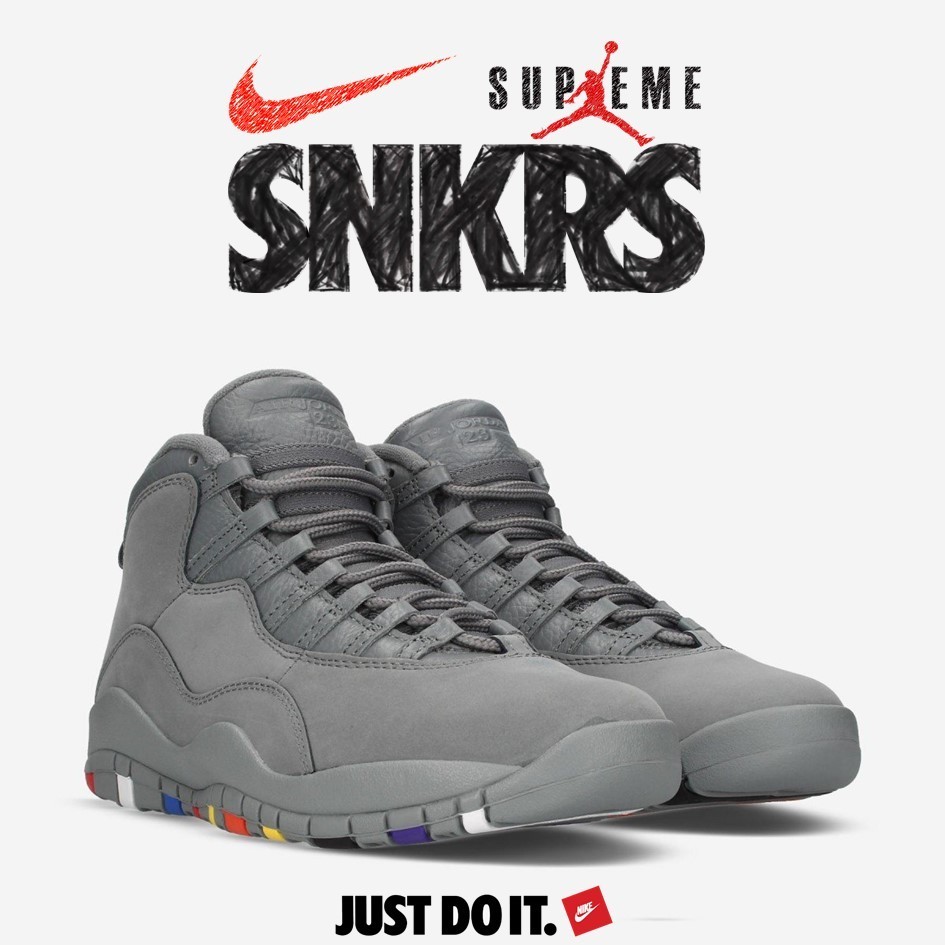 【NIKE-日本完売品】JORDAN 10 RETRO COOL GREY