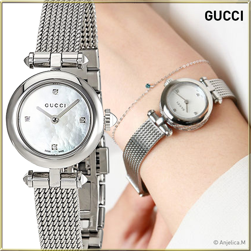 ★クール★GUCCI Diamantissima Stainless Steel Ladies Watch