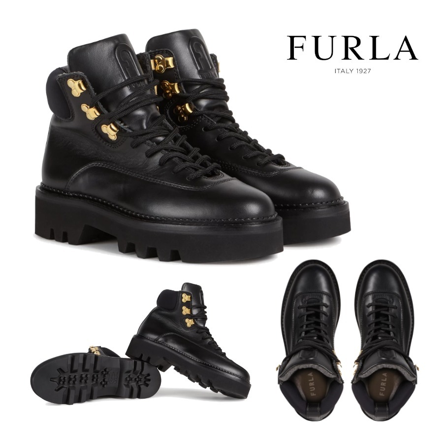 おすすめ 【FURLA】RITA*レースアップ ブーツ☆YD44FRI アンクル アッパー ショートブーツ・ブーティ おすすめ 【FURLA】RITA*レースアップ ブーツ☆YD44FRI アンクル アッパー ショートブーツ・ブーティ
