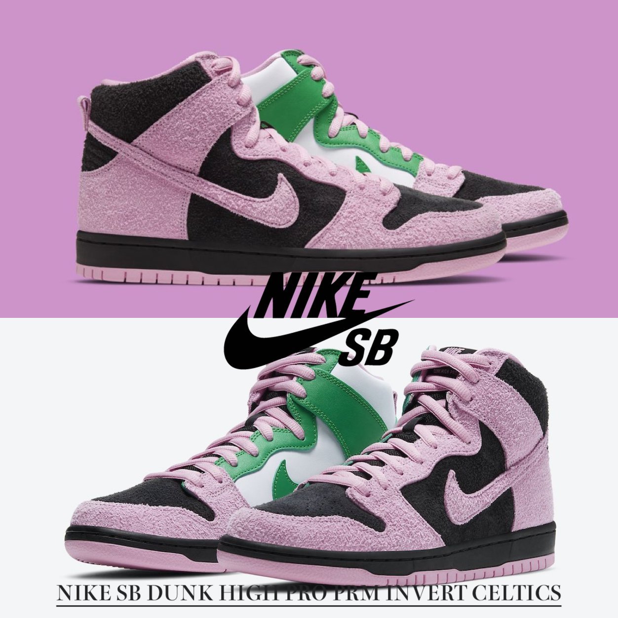 NIKE SB DUNK HIGH PRO PRM INVERT CELTICS ダンク セルテックス