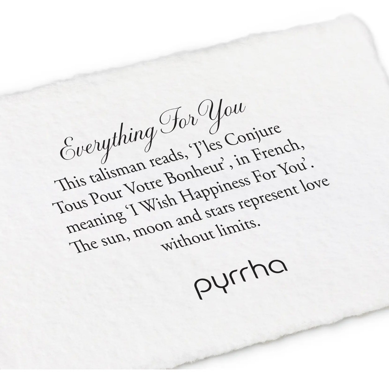 海外セレブ愛用【Pyrrha】 Everything for You ユニセックス