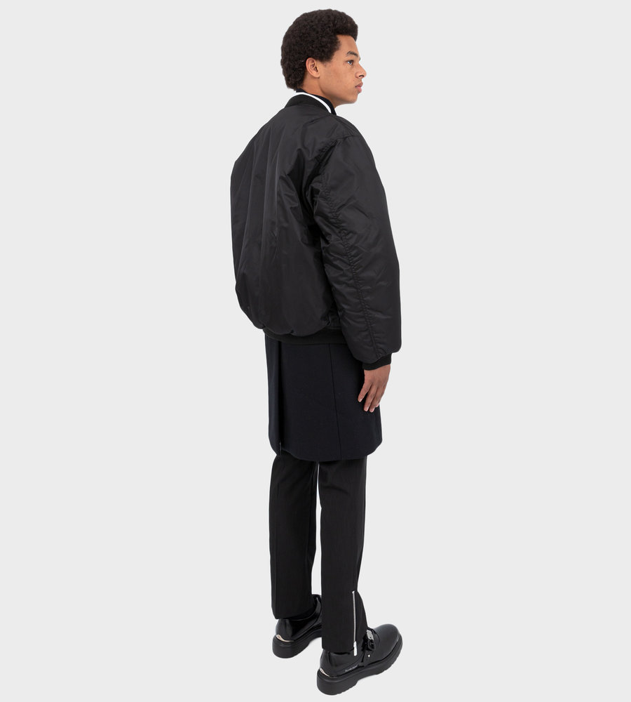 Shop RAF SIMONS 2020-21FW Unisex Street Style Plain MA-1 Logo