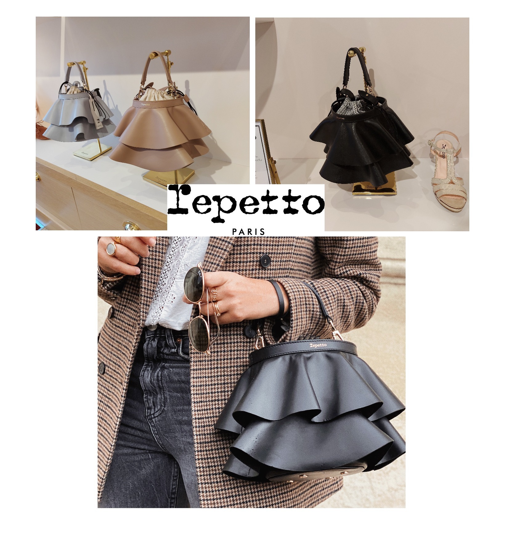 VIP SALE特価◆Repetto◆最強ラブリー♪ハンドバッグ♪高級革