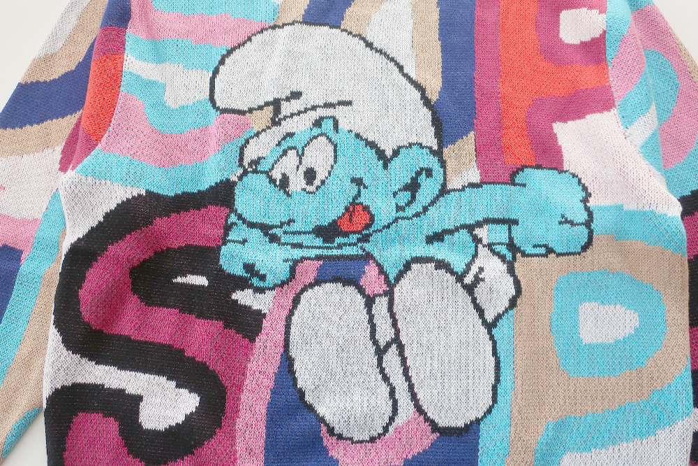 supreme Smurfs Sweater / シュプリーム スマーフ　S