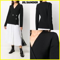 【人気アイテム!】JIL SANDER☆Vネックボタンジャケット