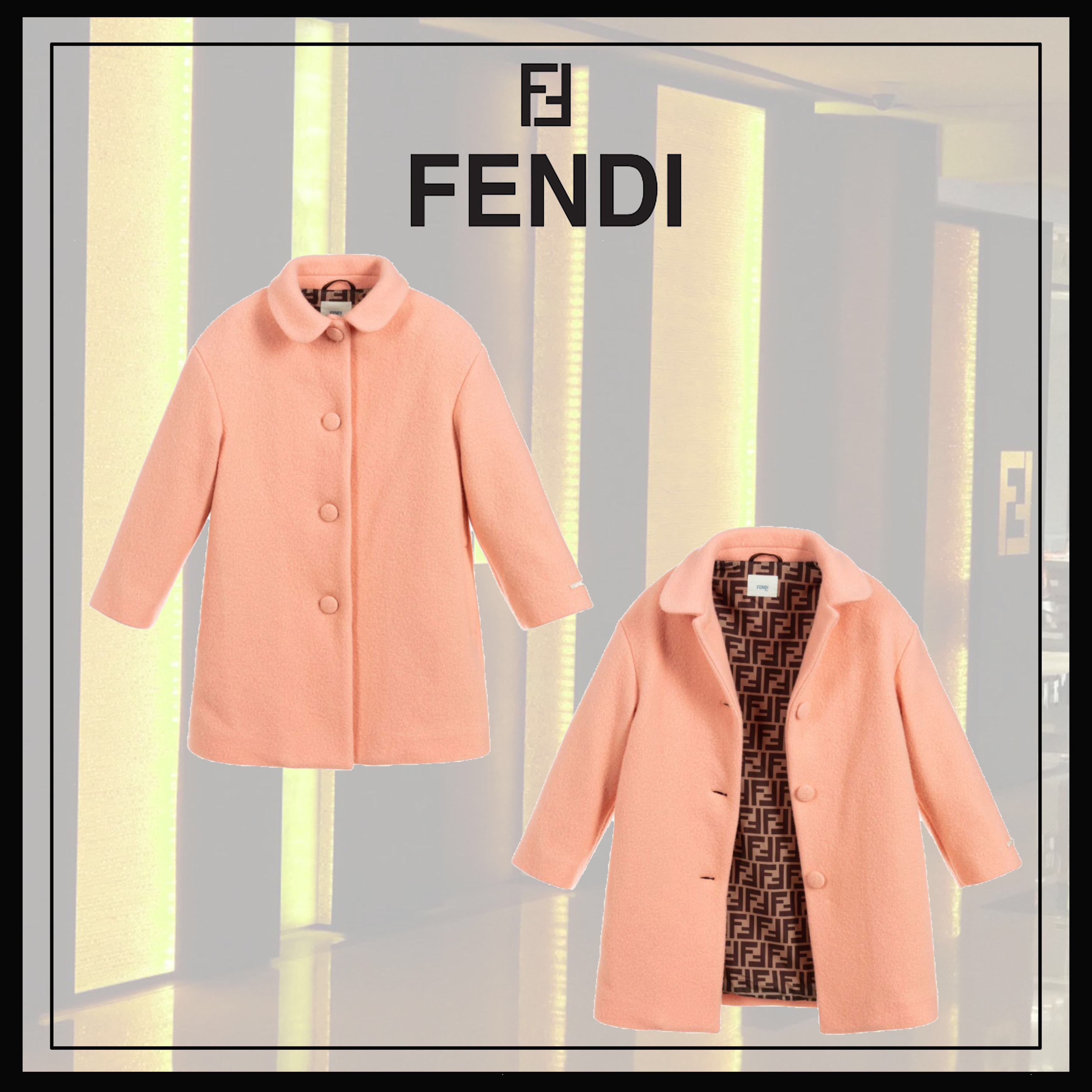 大人もOK】FENDI フェンディ ウールコート【裏地FFロゴ】 - www