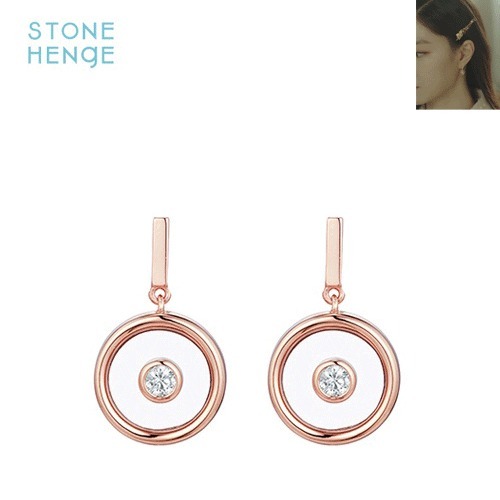 STONE HENgE/送料込み/関税込み 14K 愛の不時着 P1136 ピアス - www