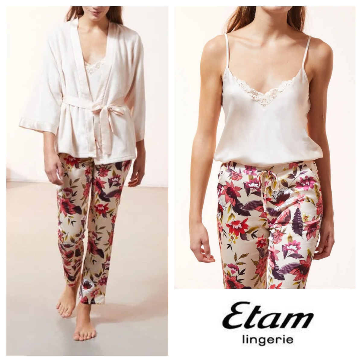 日本未入荷!ルームウェア&パジャマ3点セット COCO ecru ☆ Etam