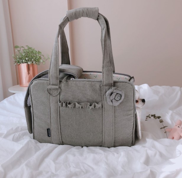BABIANA ペットキャリー・スリング AJI BAG CUBE ペットキャリー ブローチ付き Sサイズ(8)