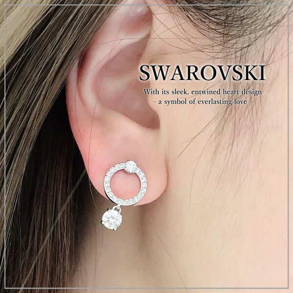 VIP価格【SWAROVSKI】スワロフスキー ATTRACT CIRCLE ピアス