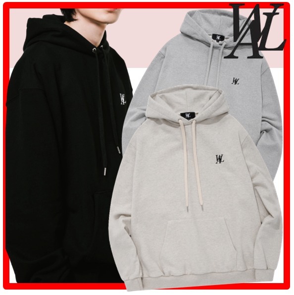 ★韓国人気★ WOOALONG ★Signature Standard Hoodie★フーディ