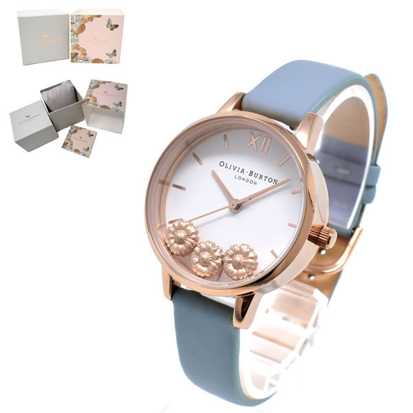 OLIVIA BURTON オリビアバートン OB16CH04 レザー 腕時計
