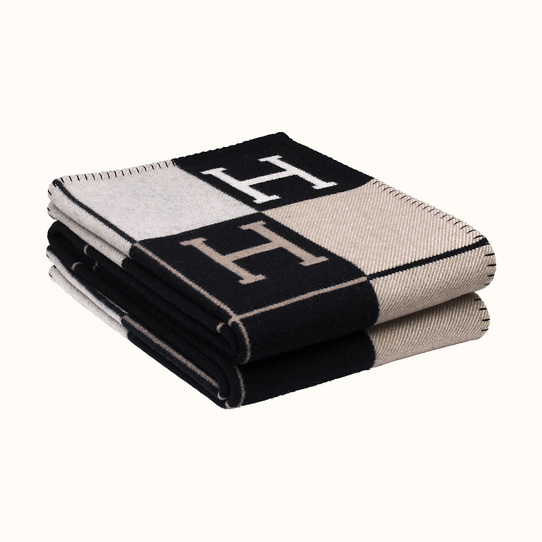 HERMES ブランケット(ひざ掛け) 日本未入荷色有 《アヴァロンIII》 ブランケット【HERMES】(6)