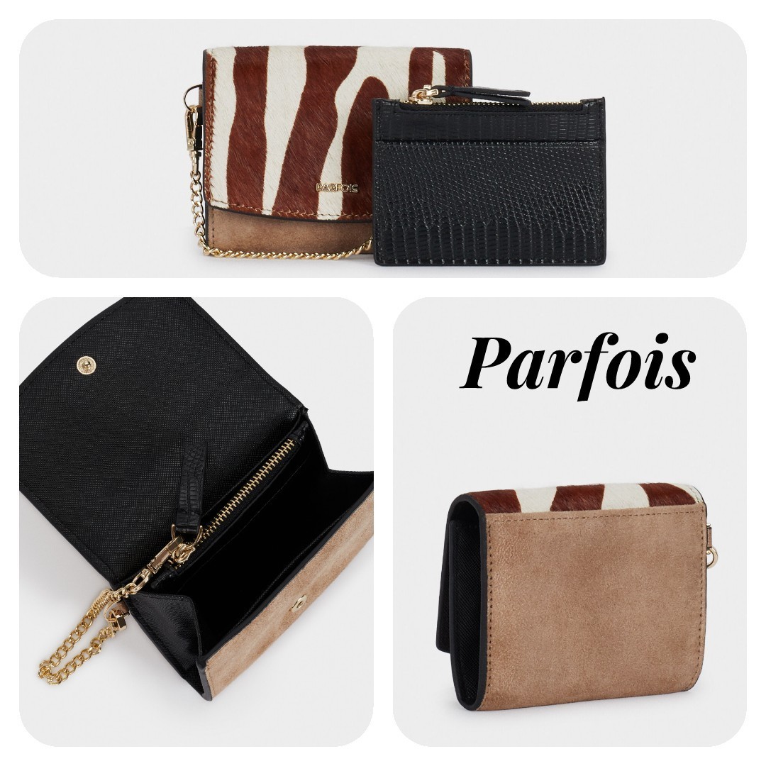 ポルトガルParfois★注目！お洒落ハラコのミニ財布 便利デザイン