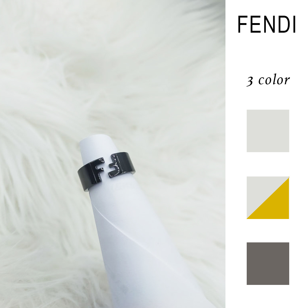【FENDI】カラー2色★FFモチーフの刻印が魅力的◇バンドリング♪