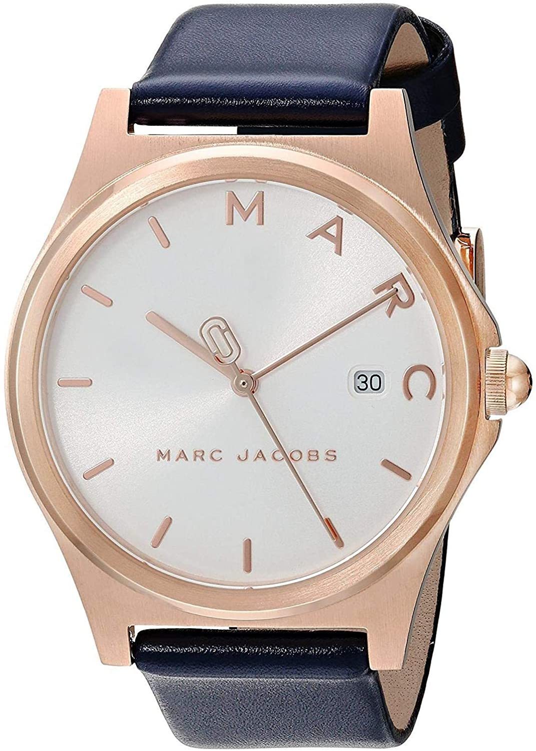 特価! MARC JACOBS HENRY/ローズゴールド/ネイビーレザーMJ1609