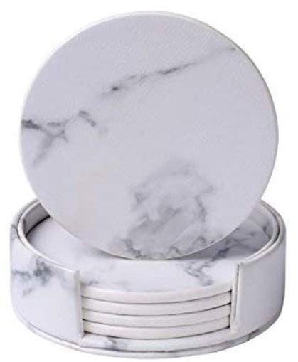コースターセット 6枚セット ティータイム Marble White