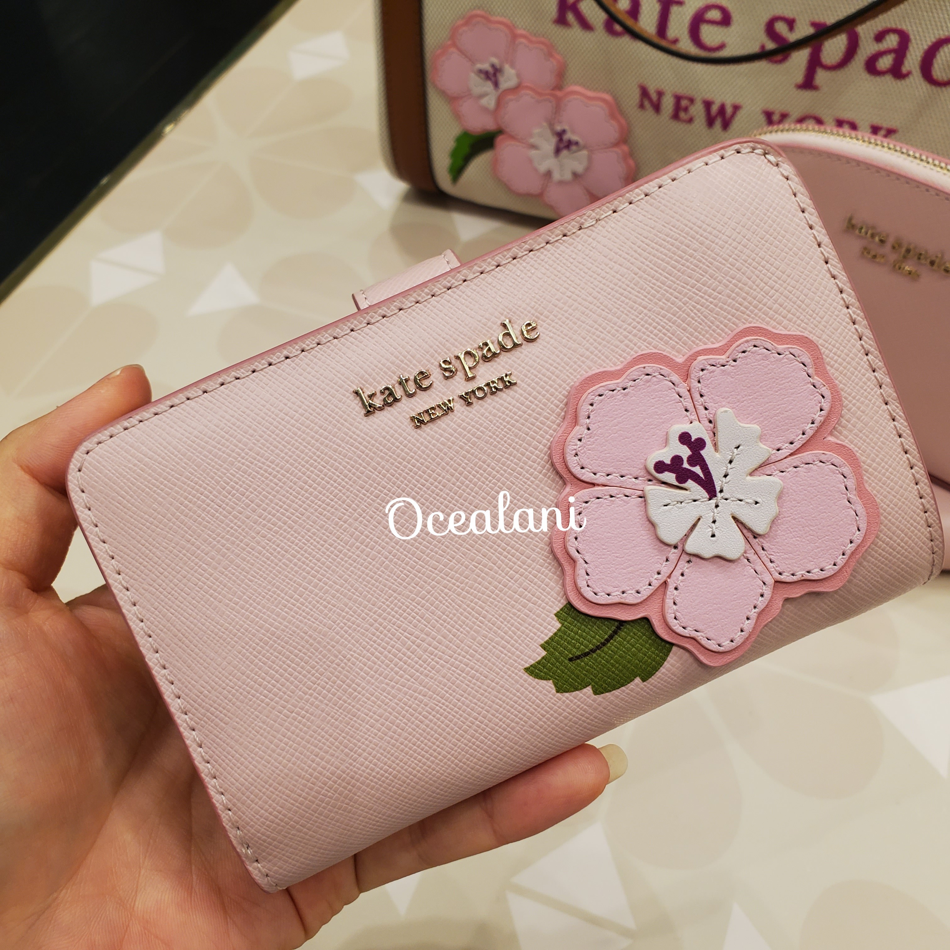 [Kate Spade] ] 追跡有り 可愛い ハワイ限定 折り財布 (kate spade ...