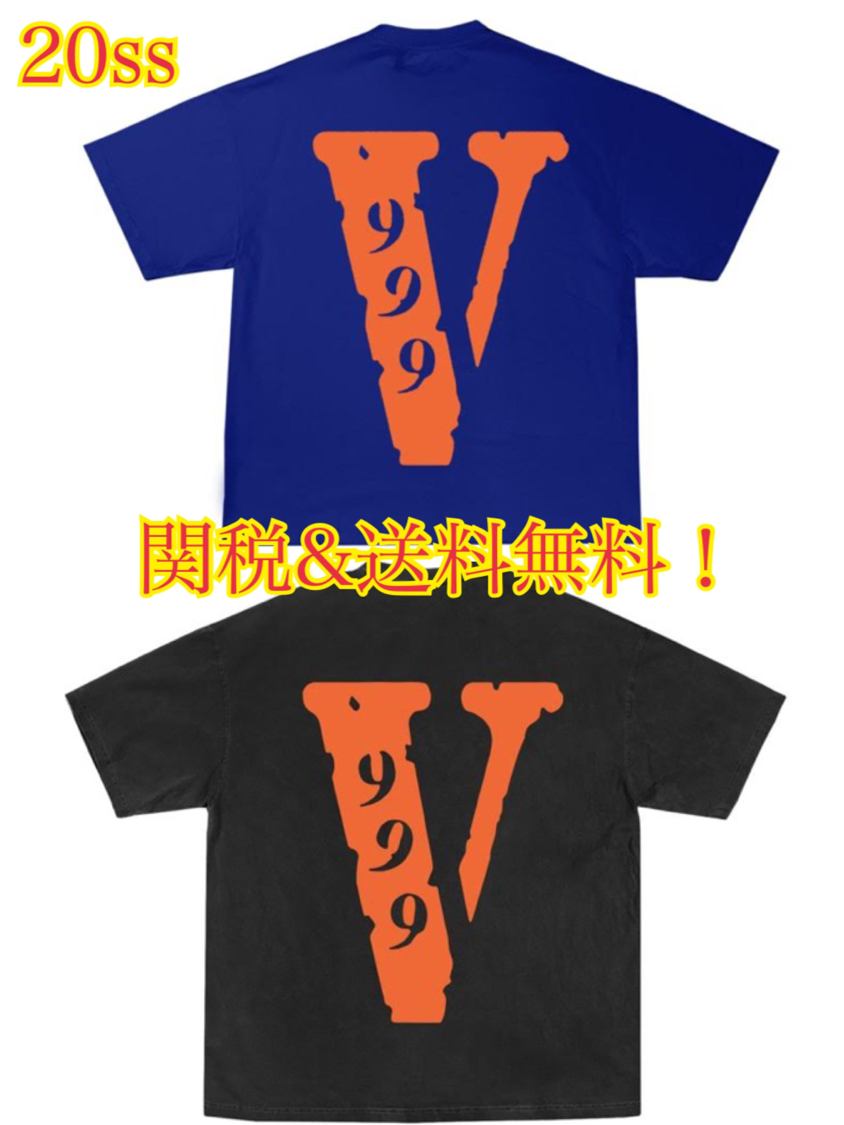 （セール中）20SS 送料関税込みJuice Wrld x Vlone 999 T-Shirt