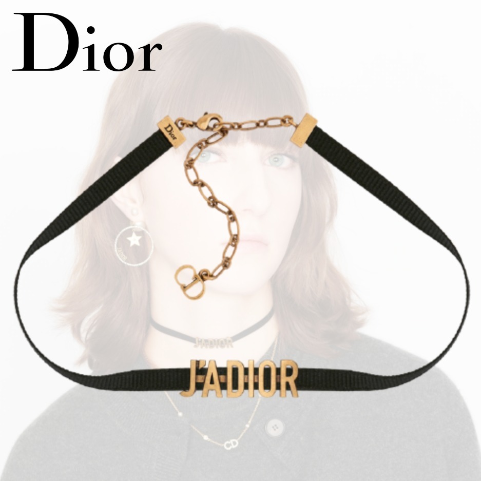 春夏新作 ◆NEW IN◆ Dior J'ADIOR チョーカー ネックレス 黒 ゴールド ネックレス・ペンダント 春夏新作 ◆NEW IN◆ Dior J'ADIOR チョーカー ネックレス 黒 ゴールド ネックレス・ペンダント