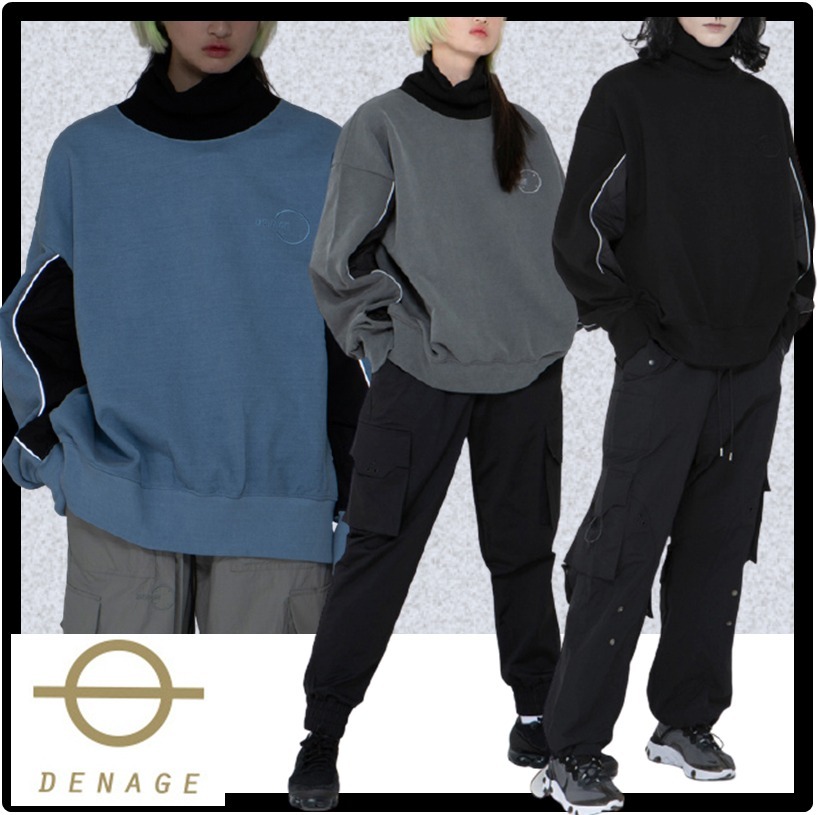 ★送料・関税込★DENAGE★Quilting Turtleneck M2M PIGMEN.T★