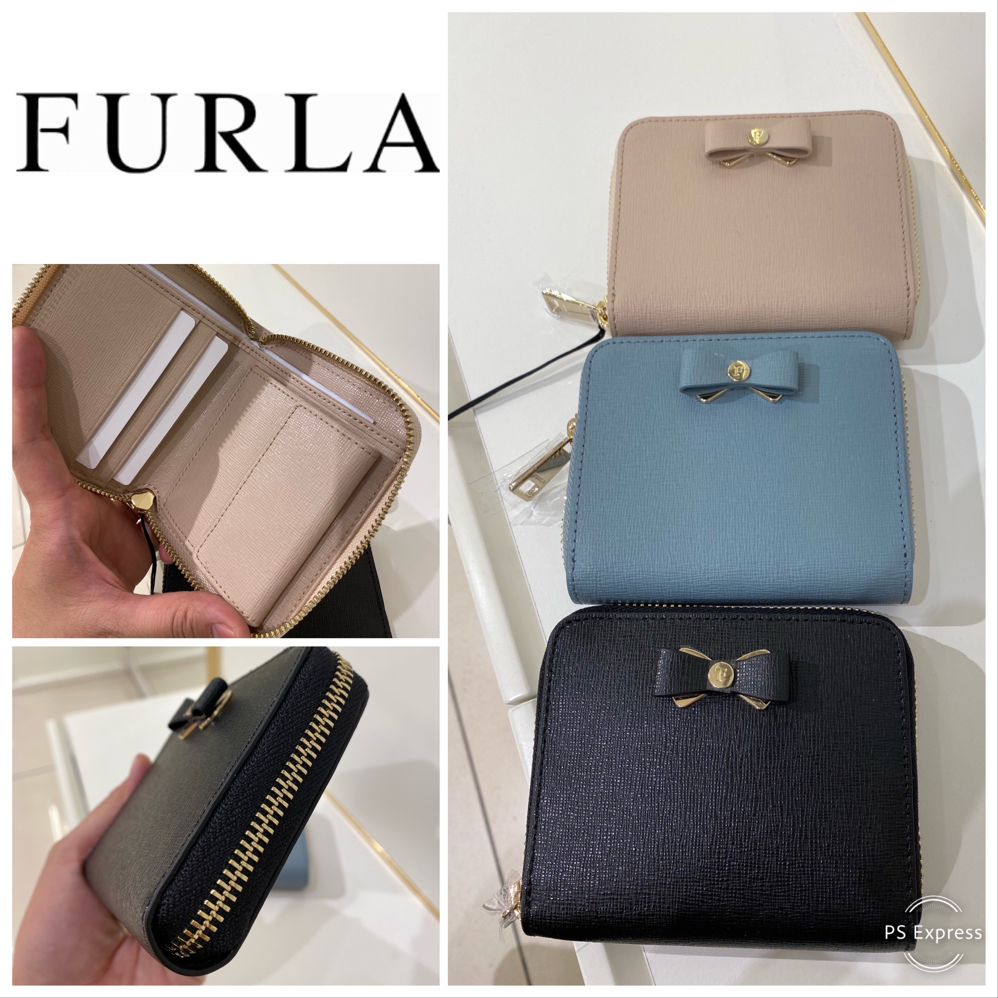 SALE!!!【FURLA】GLENDA★二つ折り★リボン★関税込