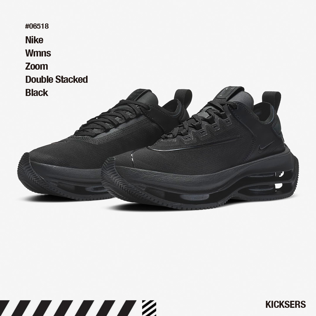 人気話題 Nike Wmns Zoom Double Stacked Black