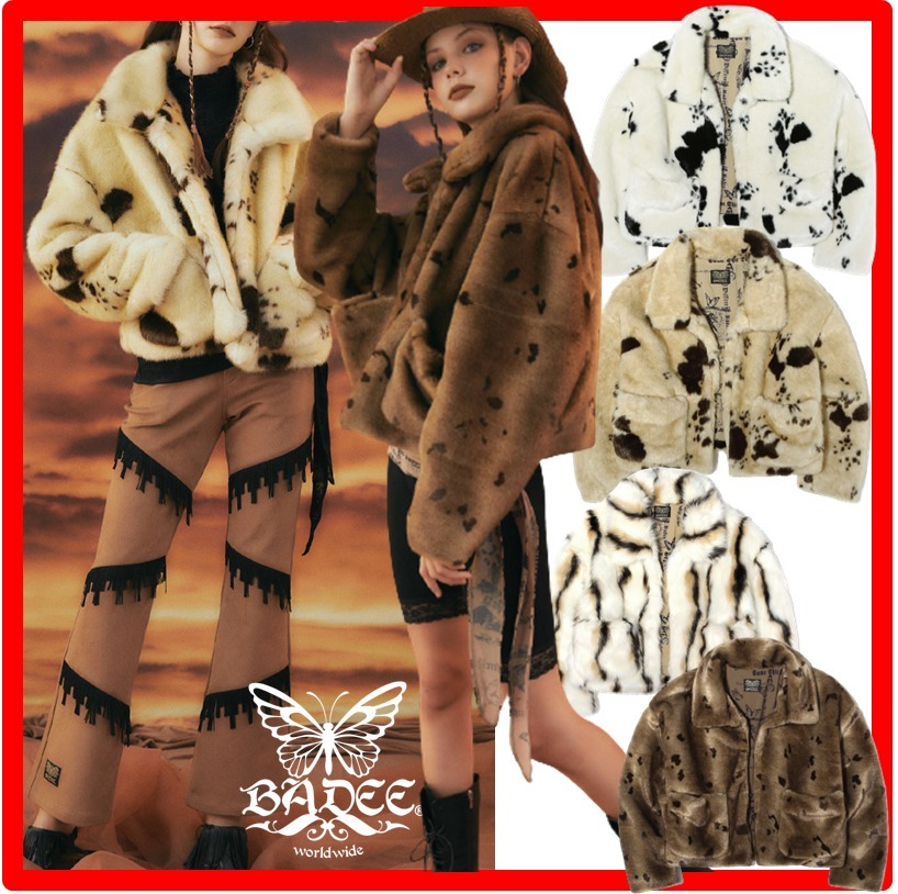 ☆韓国の人気☆BADEE☆OVERSIZED FUR JACKE.T☆