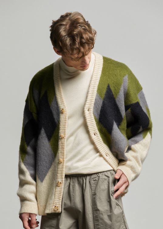 KNITTED】Bulky Brush Agile Cardigan SEVENTEEN着用 ☆正規品